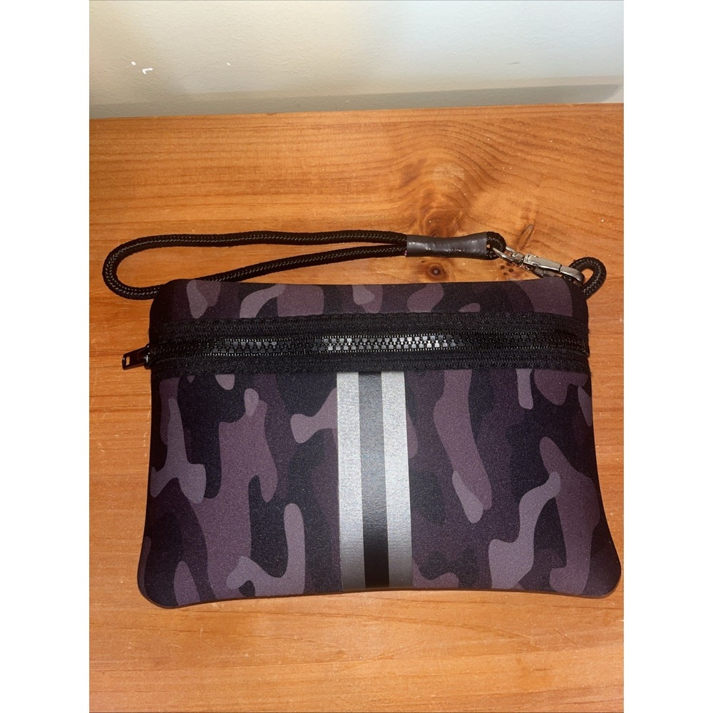 NEOPRENE CAMO POUCH COSMETIC BAG